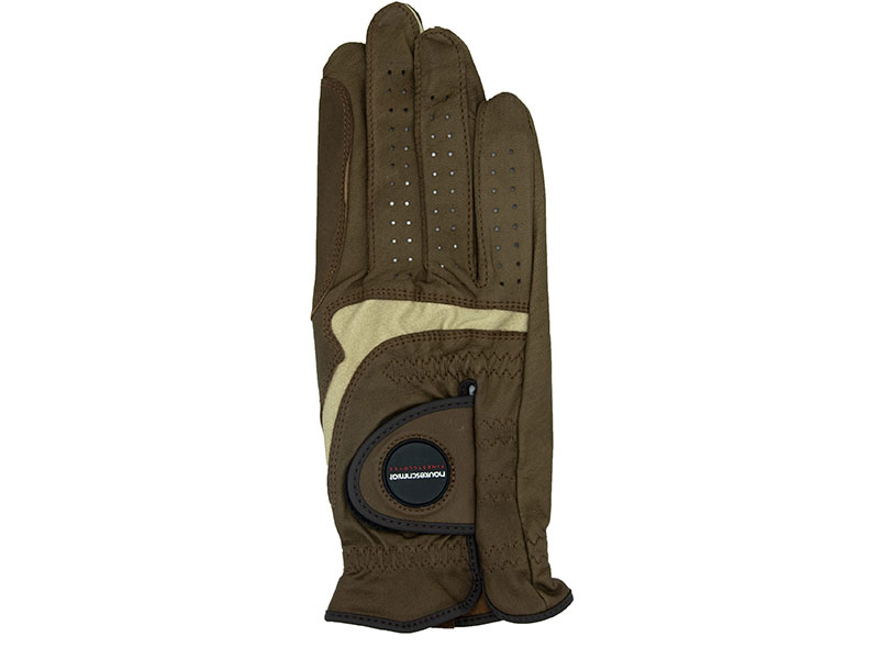 brauner Leder Reithandschuh