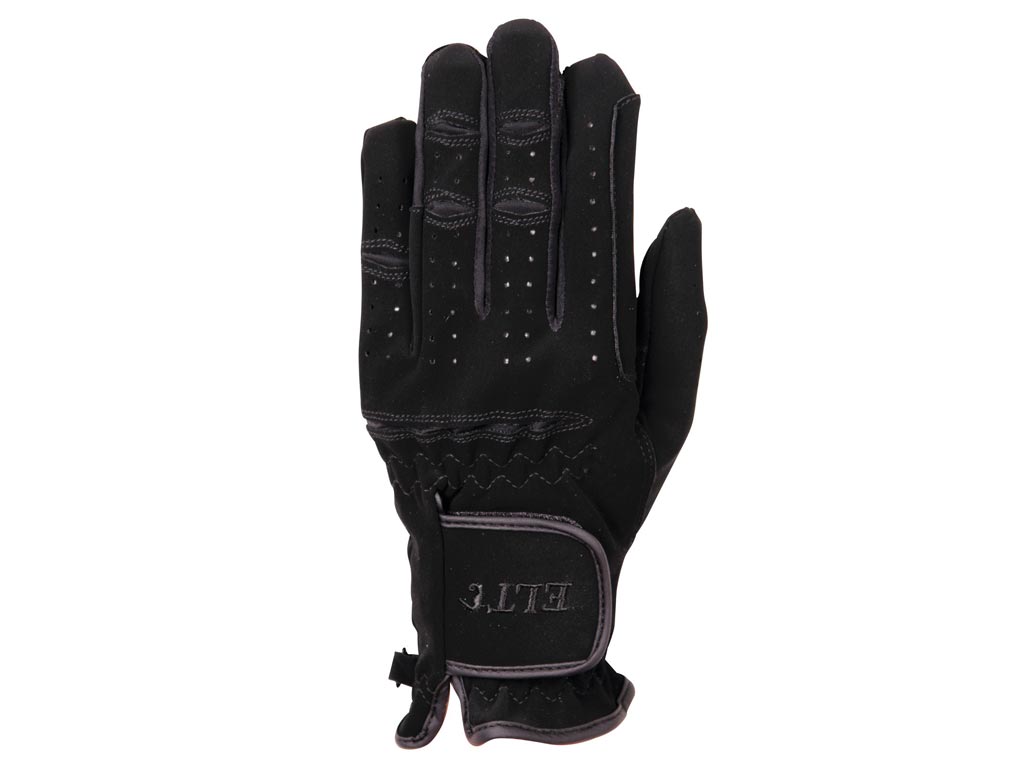 schwarzer Reithandschuh