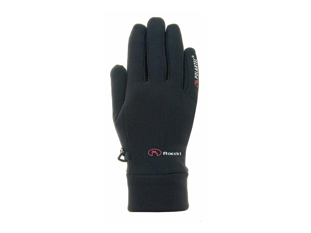 schwarzer Reithandschuh