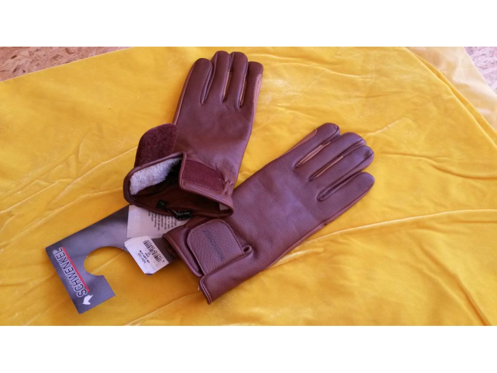 brauner Fahrerhandschuh aus Leder