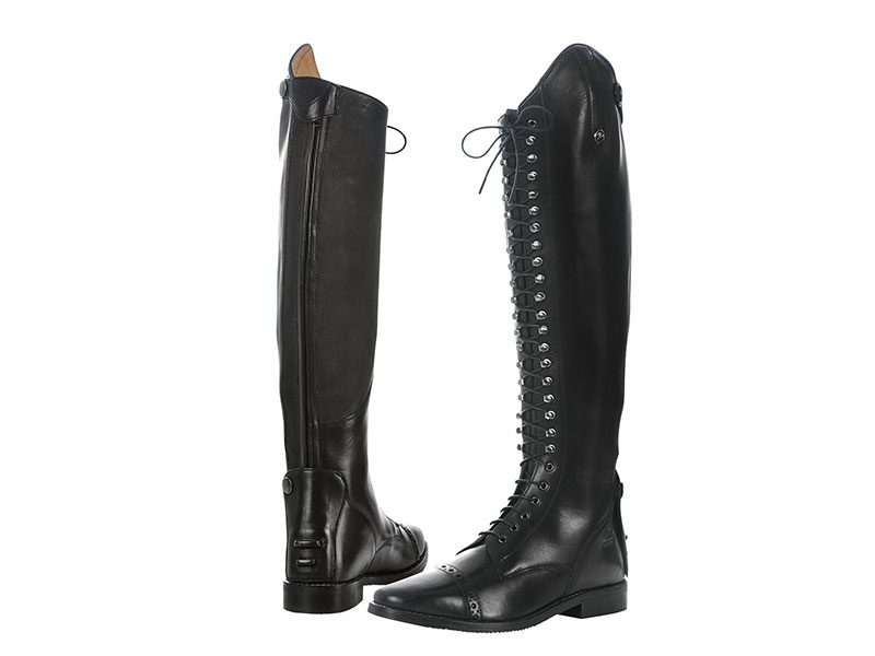 Lederreitstiefel Laval Busse schwarz