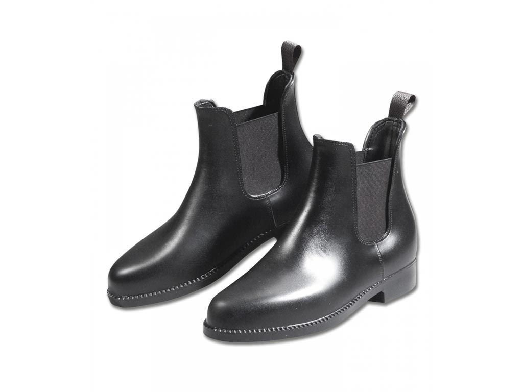 schwarzer Jodhpurstiefelette