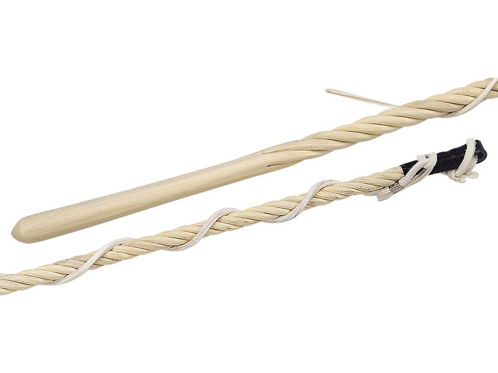 Stockpeitsche gedreht