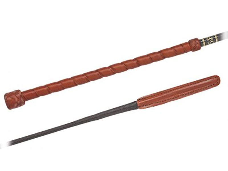 Dressurgerte Ledergriff u. Lederzunge Fleck Dressurgerte Ledergriff u. Lederzunge Fleck