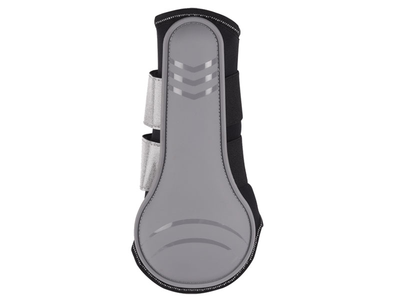 Reflex Gamasche silbergrau u. neongelb Reflex Gamasche silbergrau u. neongelb