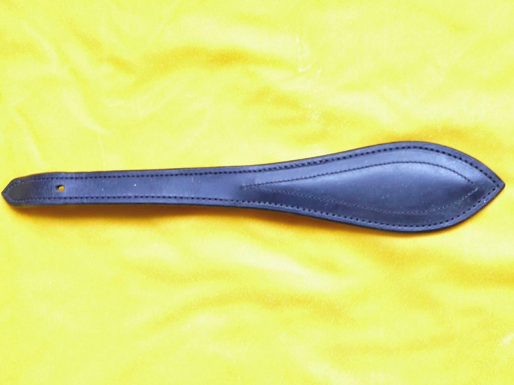 Schwarzes Backenstück Spieler für Pferdegeschirr