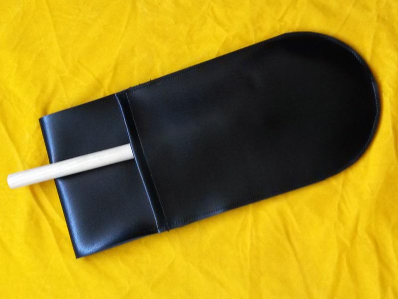 Winkerkelle mit Kunstledertasche Winkerkelle mit Kunstledertasche