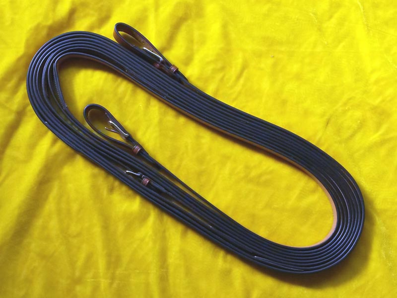 Einspänner-Leine Leder 9,60 m Einspänner-Leine Leder 9,60 m