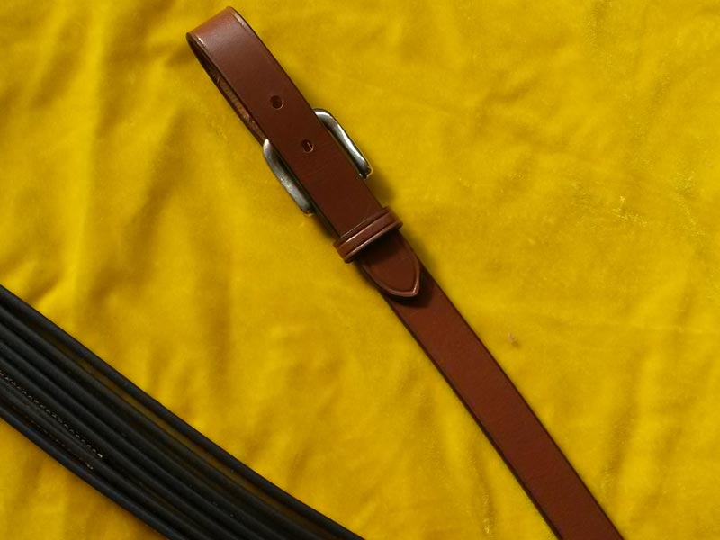 Einspänner-Leine Leder 9,60 m Einspänner-Leine Leder 9,60 m