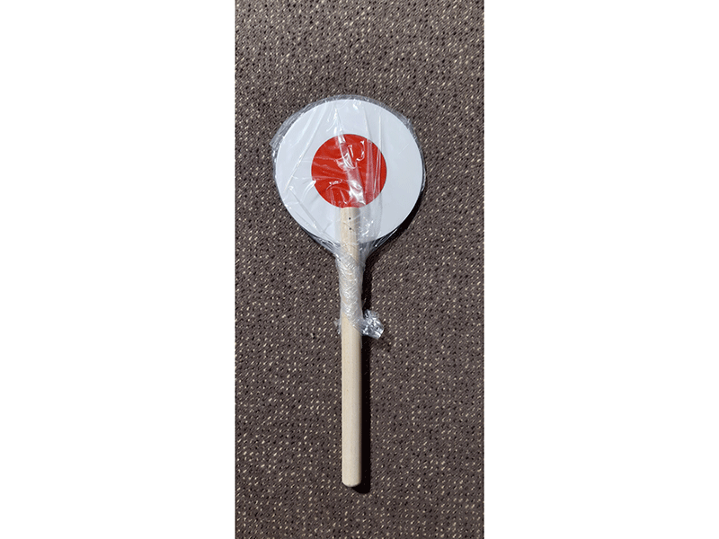 Winkerkelle mit Kunstledertasche Winkerkelle mit Kunstledertasche