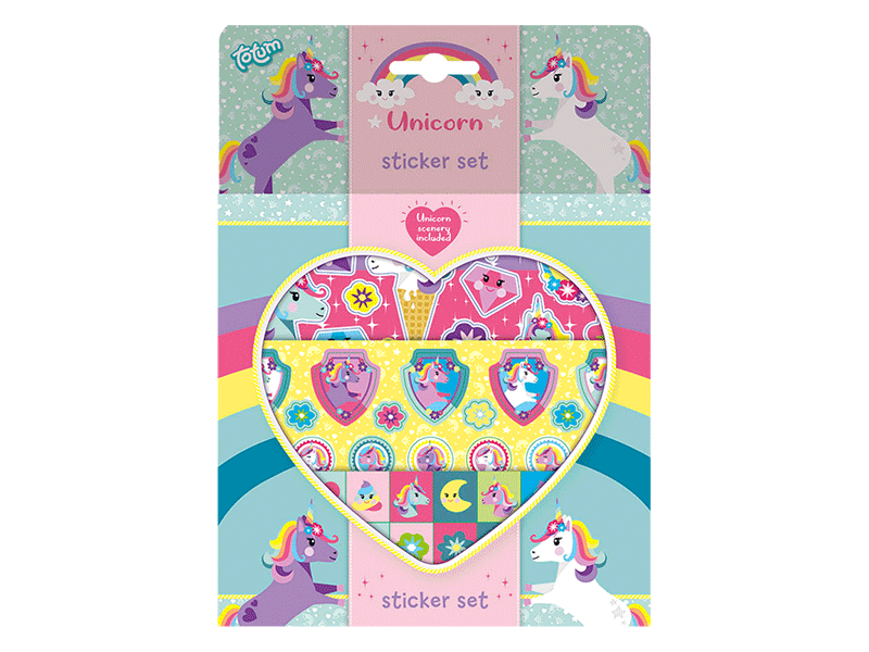 Stickerset Einhörner