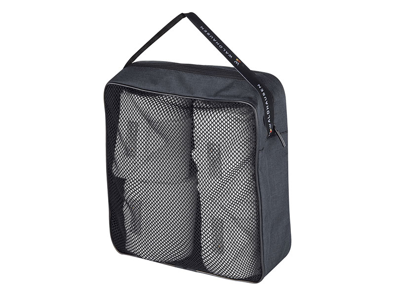 schwarze Bandagentasche mit Sichtfenster