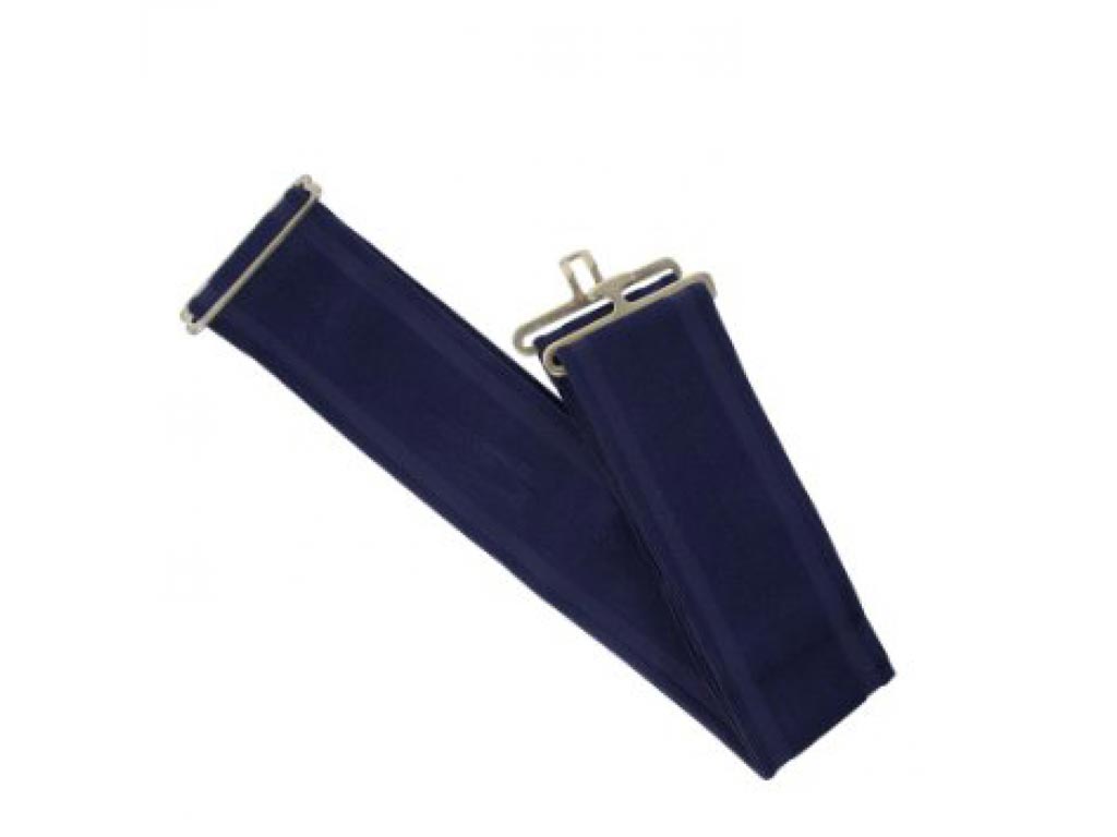 Schwarzer elastischer Deckengurt für Pferde