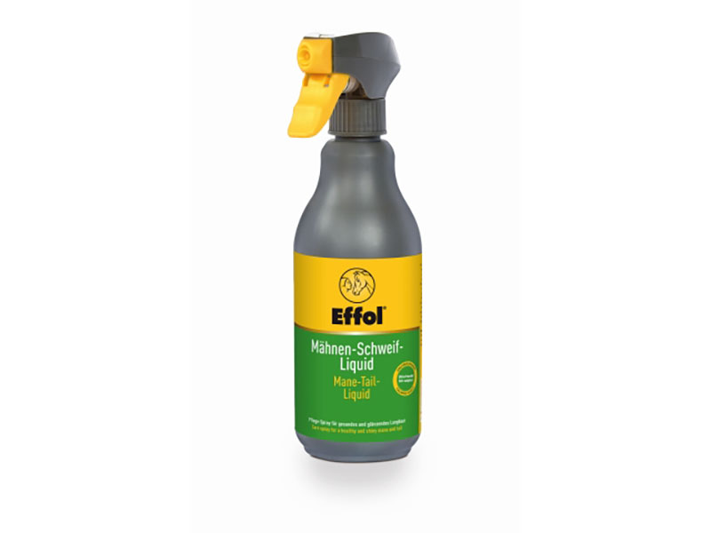 graue Sprühflasche mit EFFOL MÄHNEN-SCHWEIF-LIQUID