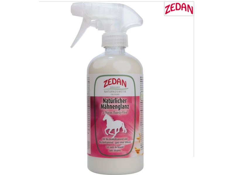 weiße Sprühflasche mit Mähnenglanz