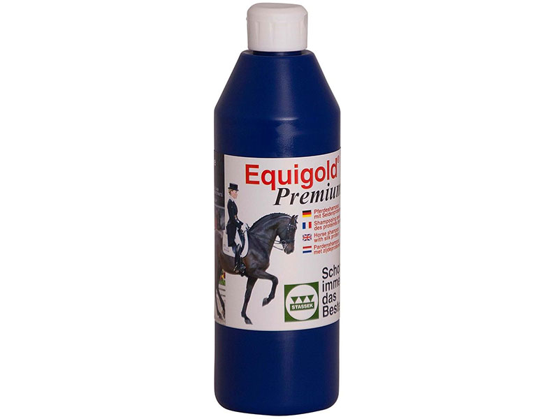 blaue Flasche Equigold Pferde - Shampoo 