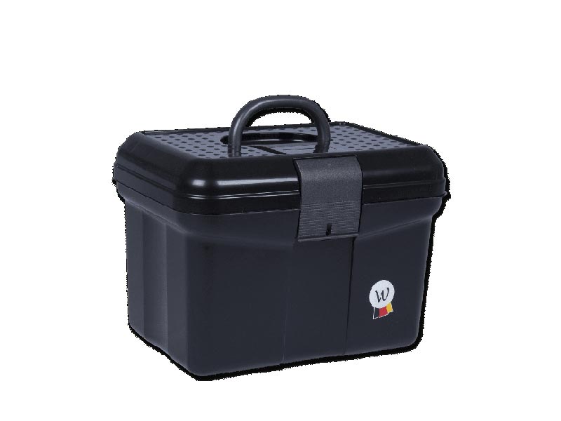 schwarze Putzbox mit Griff