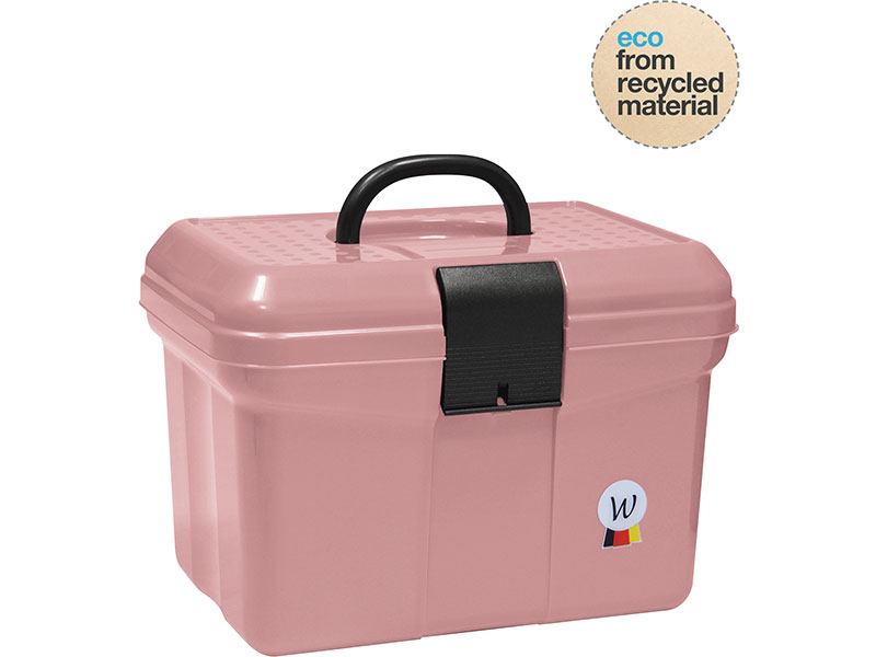 rosa Putzbox mit Griff