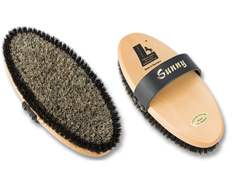 Kardätsche Sunny 100% Rosshaar Leistner