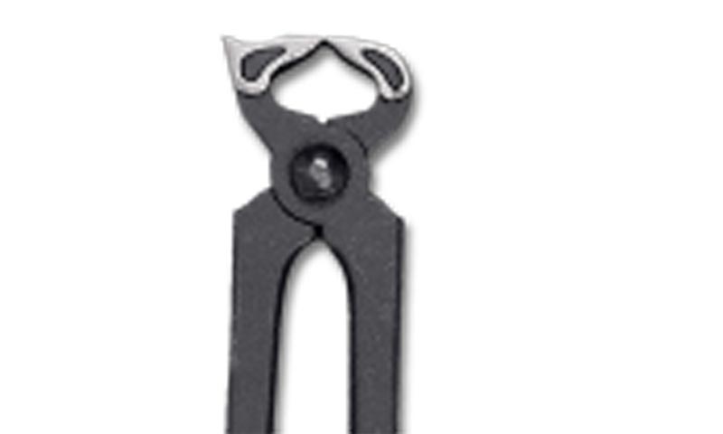 Hufbeschlagszange mit Nietansatz