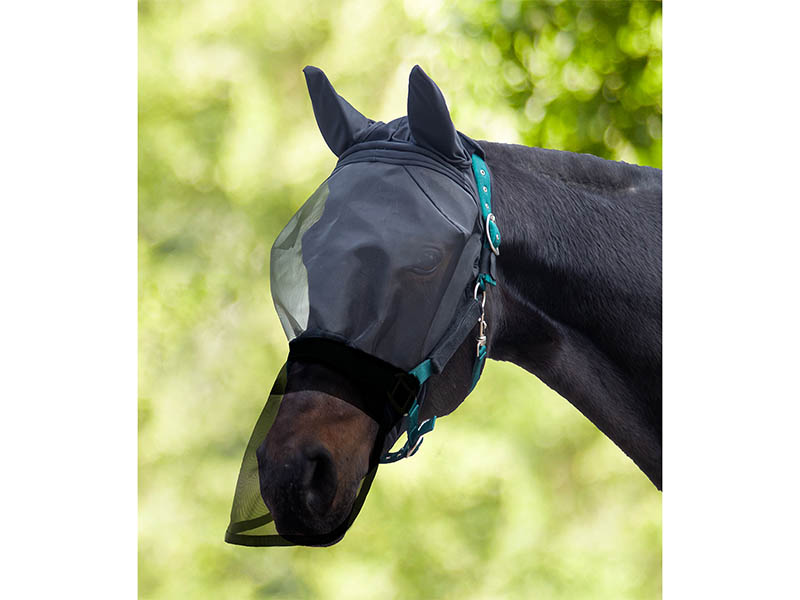 PREMIUM Fliegenmaske, mit Ohren- und Nasenschutz
