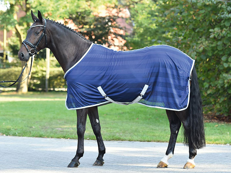 Transport-Fliegendecke STRIPE navy 85 - 165 cm