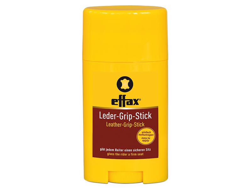 gelb roter Stick mit Leder-Grip