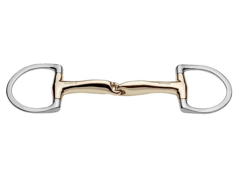 novocontact Olivenkopfgebiss mit D-förmigem Ring 16 mm einfach gebrochen - Sensogan novocontact Olivenkopfgebiss mit D-förmigem Ring 16 mm einfach gebrochen - Sensogan