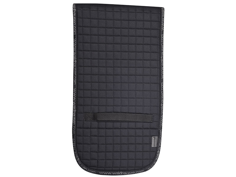 schwarze Longiergurt-Unterlage