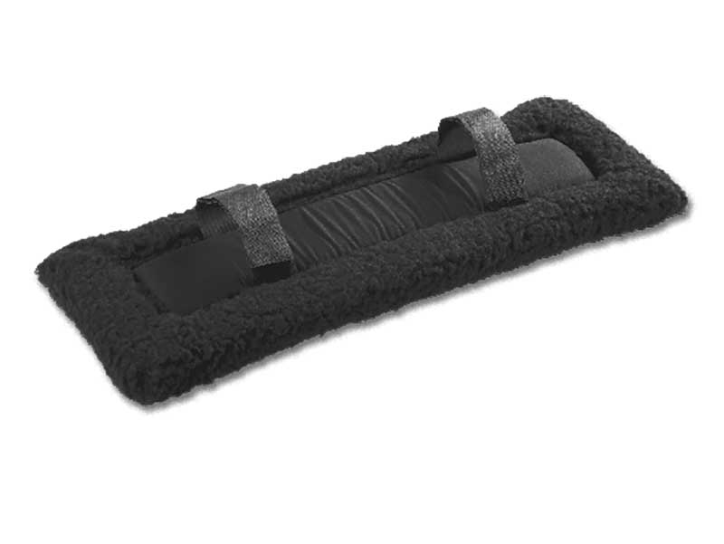 Selettunterlage Fleece schwarz