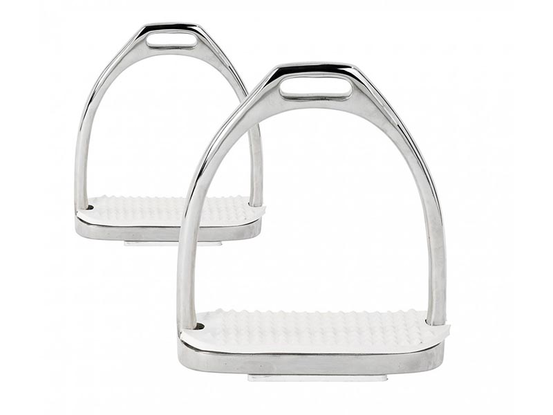 Steigbügel Edelstahl mit Gummieinlage