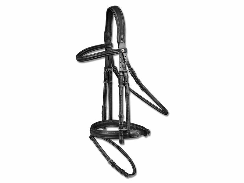 Trensenzaum *X-Line Supersoft* schwarz u. braun Pony bis XL Trensenzaum *X-Line Supersoft* schwarz u. braun Pony bis XL