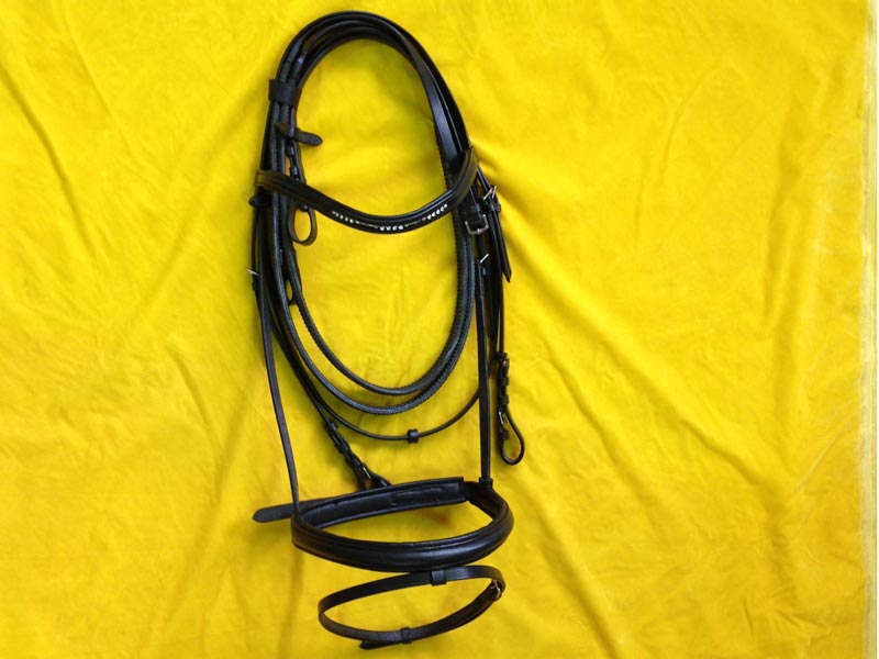 Trense englisch, schwarz Größe XL + XXL Trense englisch, schwarz Größe XL + XXL