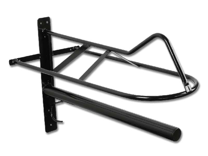 Sattelhalter mit Sattelunterlagen-Stange, Metall