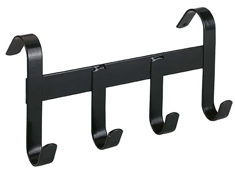 Trensenhalter, vier Haken, Metall