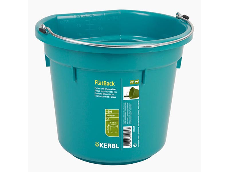 Futter- und Wassereimer *Flatback*