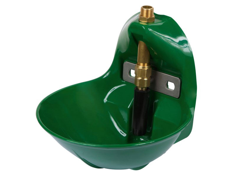 grünes Tränkebecken zur Befestigung an der Wand