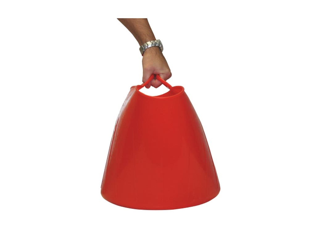 roter Flexibler Trog