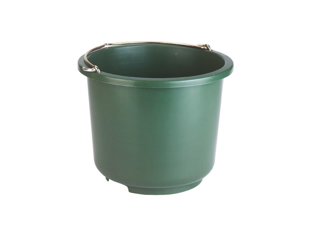 Grüner Stall- und Baueimer