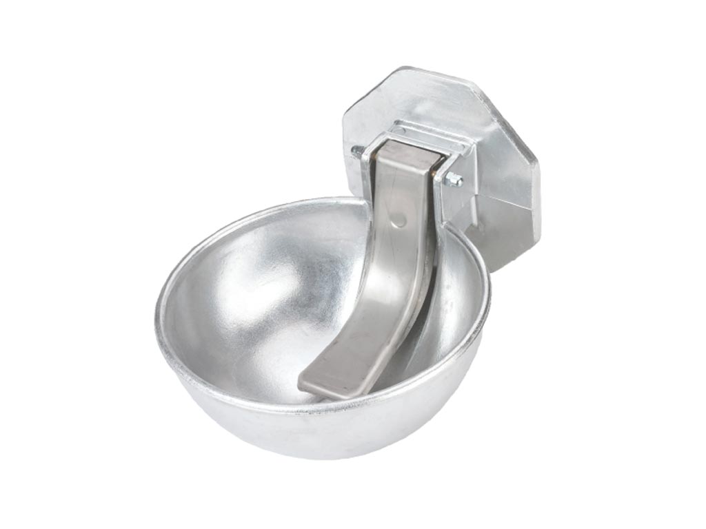 Silbernes Tränkebecken für Wasserfass