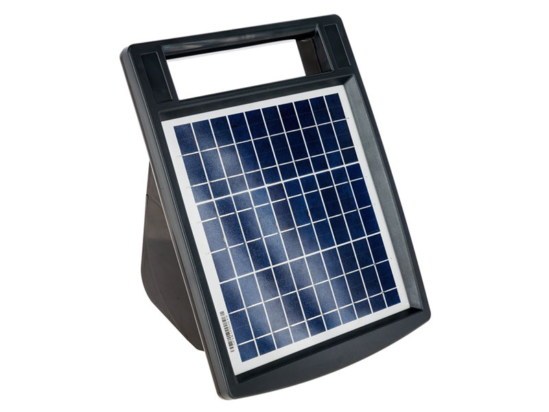 Weidezaungerät mit Solarpanel