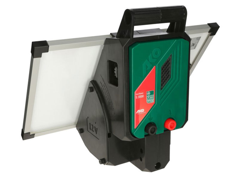 Weidezaungerät mit Solarzelle