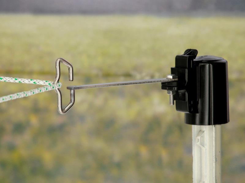 Kopfisolator Band/Seil-Ecklösung T-Post