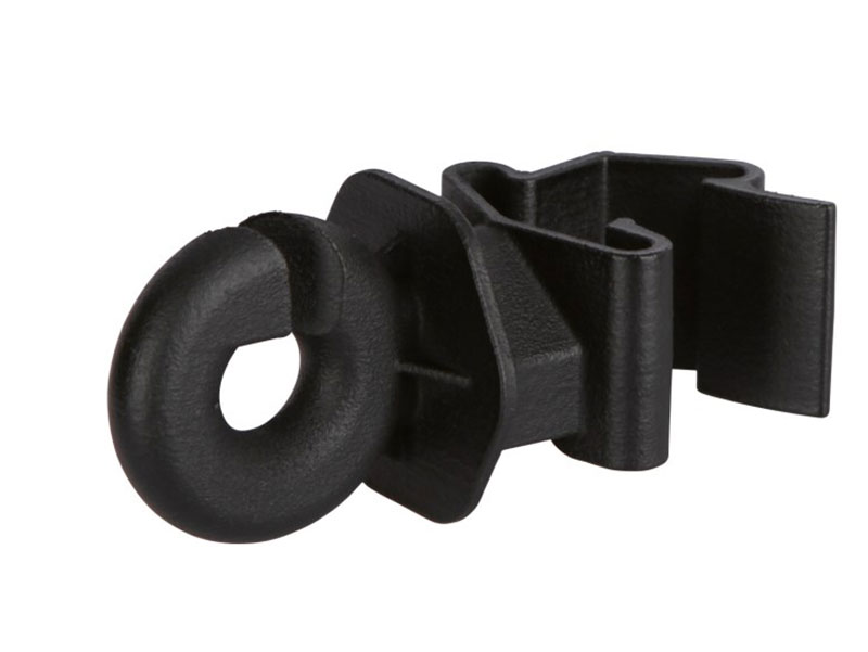 schwarzer Ringisolator T-Post