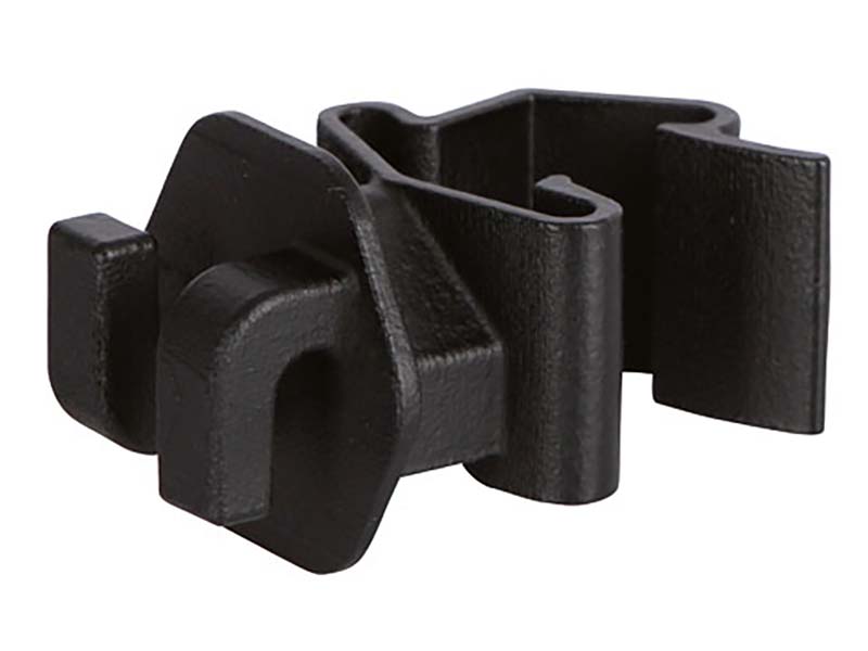 schwarzer Seilisolator T-Post 