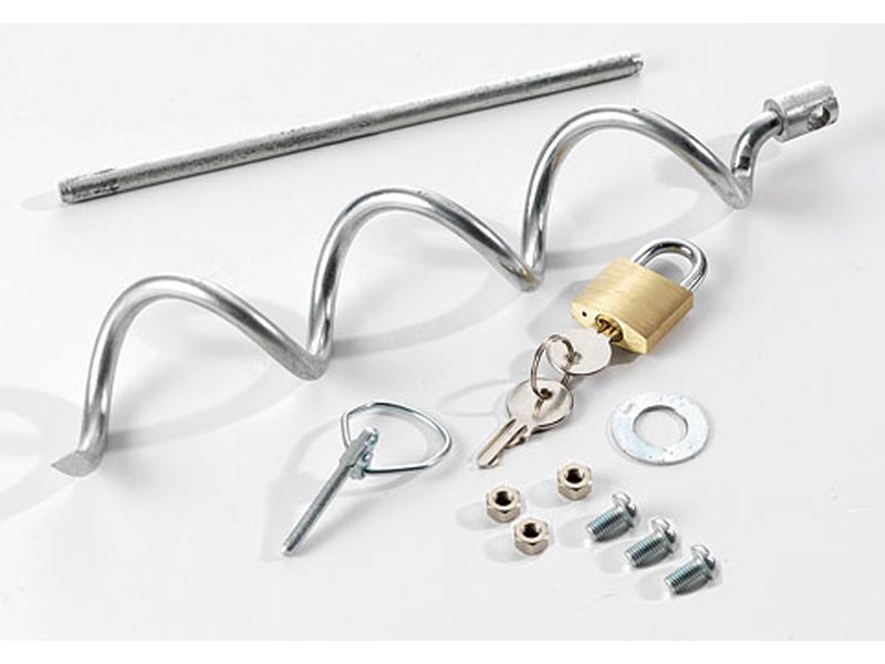 Anti - Diebstahlset für Metall - Akkukästen Anti - Diebstahlset für Metall - Akkukästen